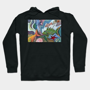 Fish abstract II Hoodie